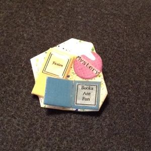 Books Are Fun - Brooch
